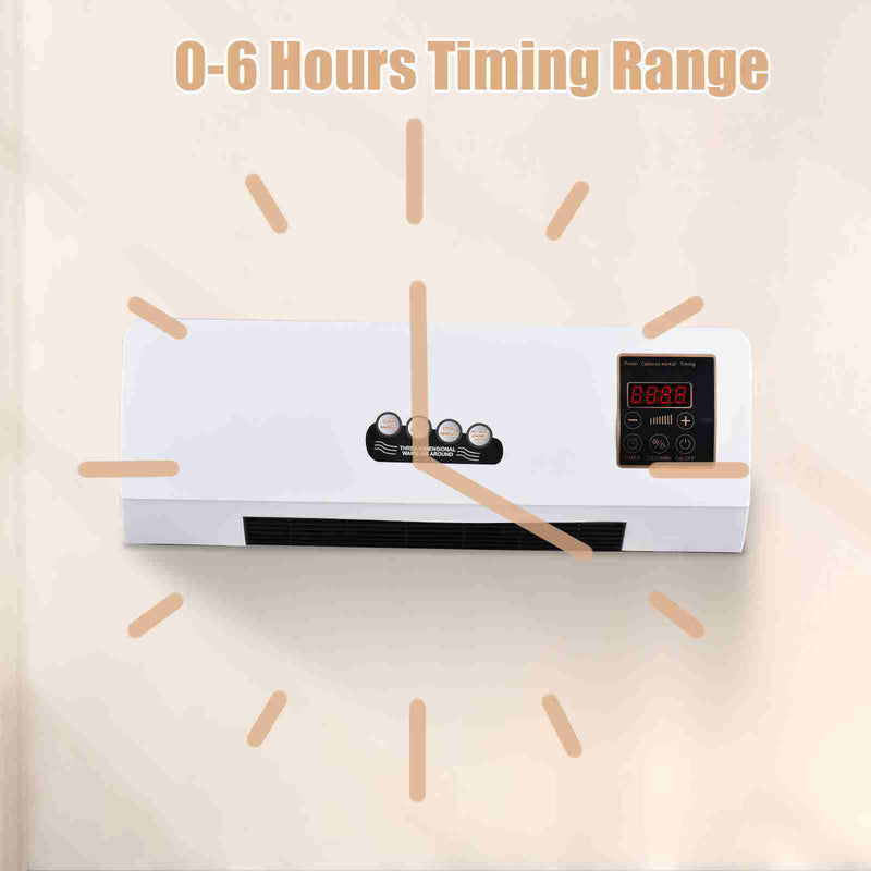 Heater Fan 2 in 1 Heating Nature Wind Timing Digital Display