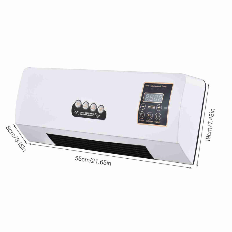 Heater Fan 2 in 1 Heating Nature Wind Timing Digital Display